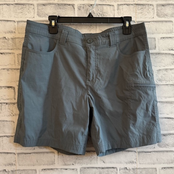 Eddie Bauer Pants - Women's Eddie Bauer slate blue color summer Trail hiking shorts Size 14